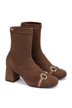 Botines Pedro Miralles 24618 Ante Strech Tabaco