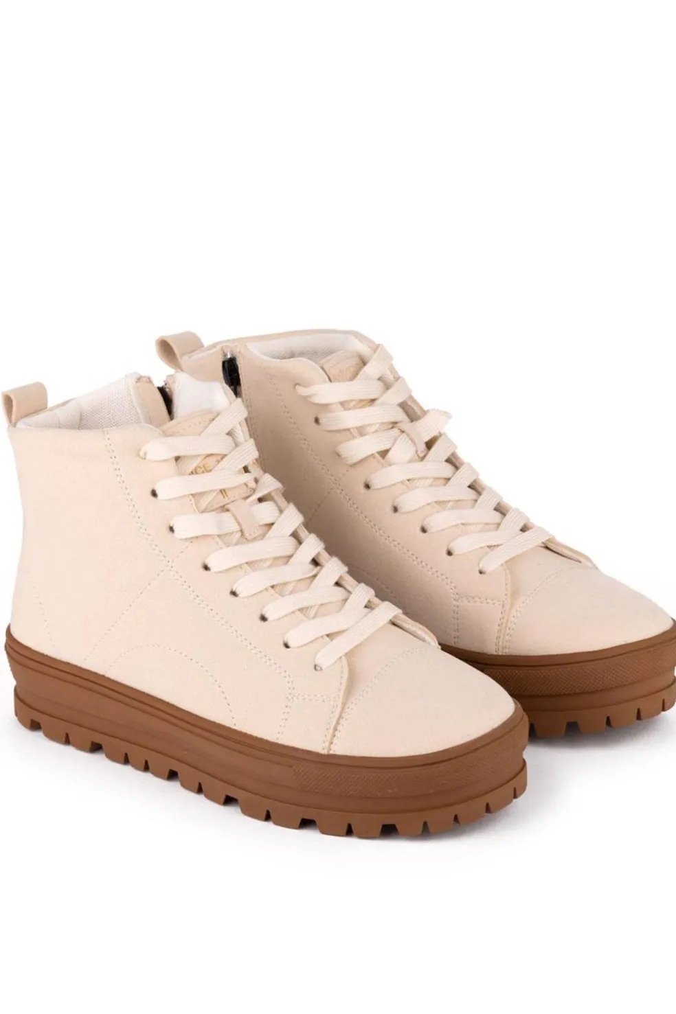 Botín Deportivo Mujer Yumas 53511 Eurythmics Beige