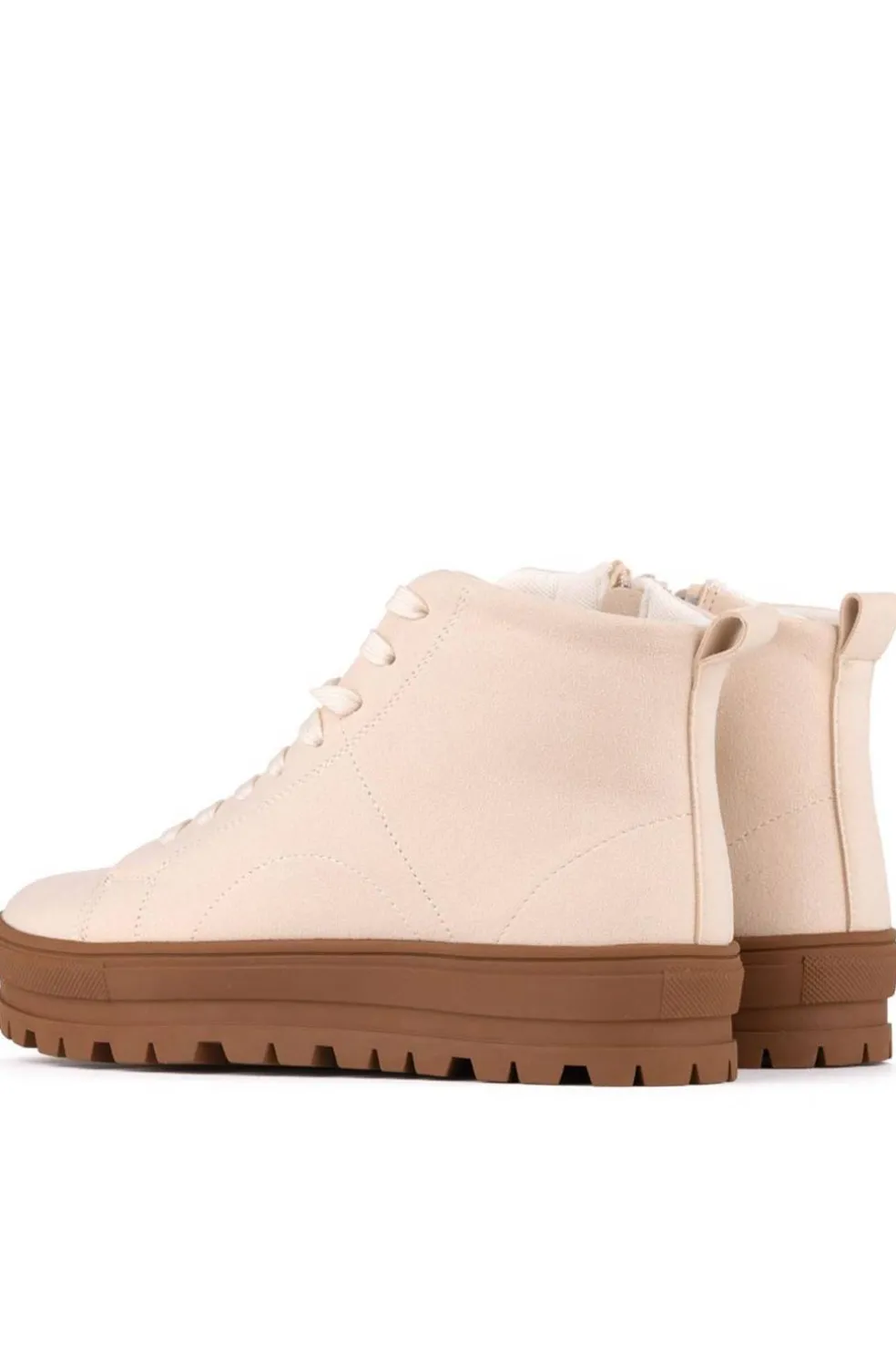 Botín Deportivo Mujer Yumas 53511 Eurythmics Beige