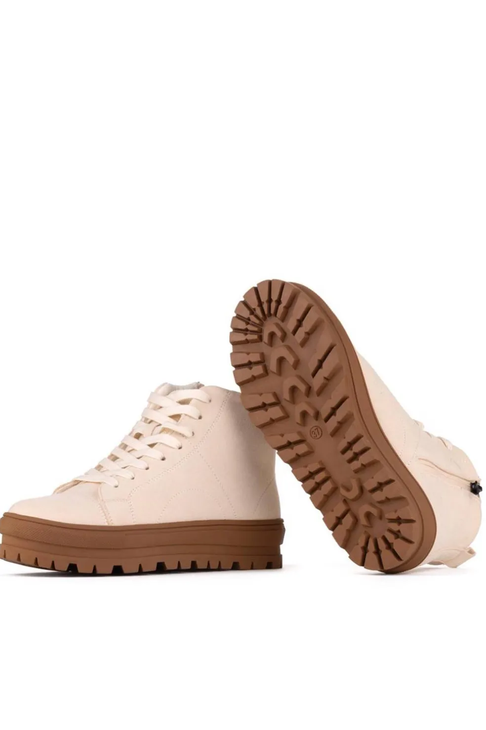 Botín Deportivo Mujer Yumas 53511 Eurythmics Beige