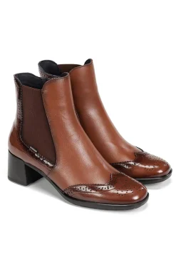 Botín Mujer Dorking By Fluchos D9368NASNA Napplak Cuero