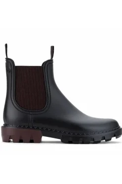 Botín Mujer Igor Rock Bicolor W10317 025 Negro Burdeos