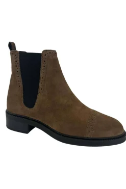 Botín Mujer LOL Shoes 7236 bera serraje taupe oscuro