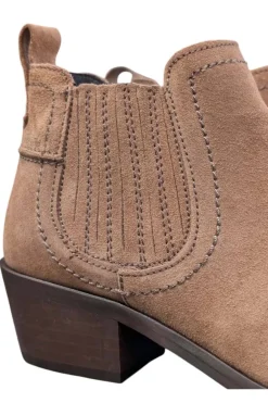 Botín Mujer LOL Shoes Loana 7407 Serraje Taupe Oscuro