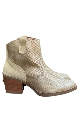 Botín Mujer Nemonic 2413 Gold Platino