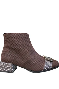 Botín Mujer Nemonic 2345 Ingras Vichy Marron