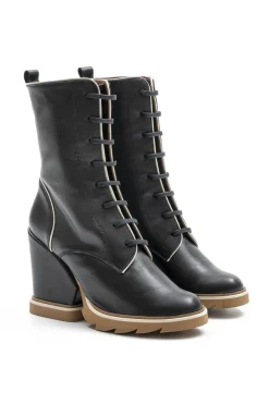 Botín Mujer Nemonic 2406 Sauvage Negro