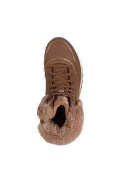 Botín Mujer Skechers Uno Rugged Fall Shimmer 167993 Taupe Gold