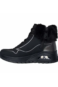 Botín Mujer Skechers Uno Rugged Fall Shimmer 167993 Negro Peltre