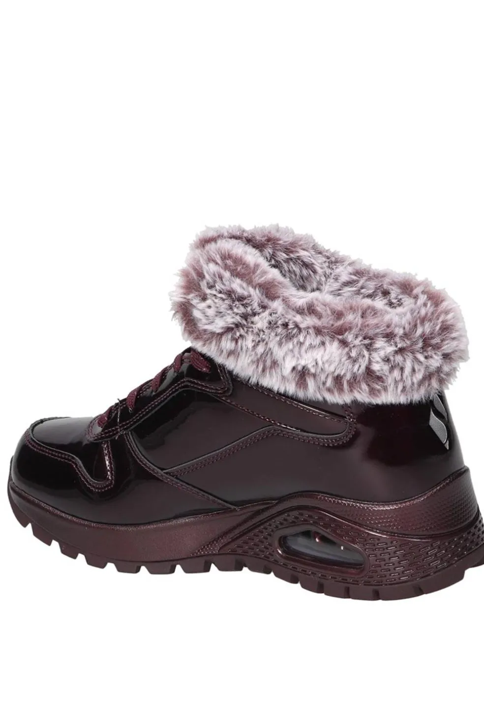 Botín Mujer Skechers Uno Rugged Fiesty Winter 168126 BURG Burgundy