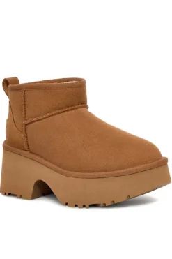 Botín Mujer UGG W Classic Ultra Mini New Heights 1158311 Chestnut