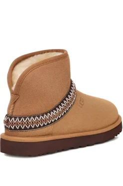 Botín Mujer Ugg W Classic Mini Crescent 1158262 Chestnut