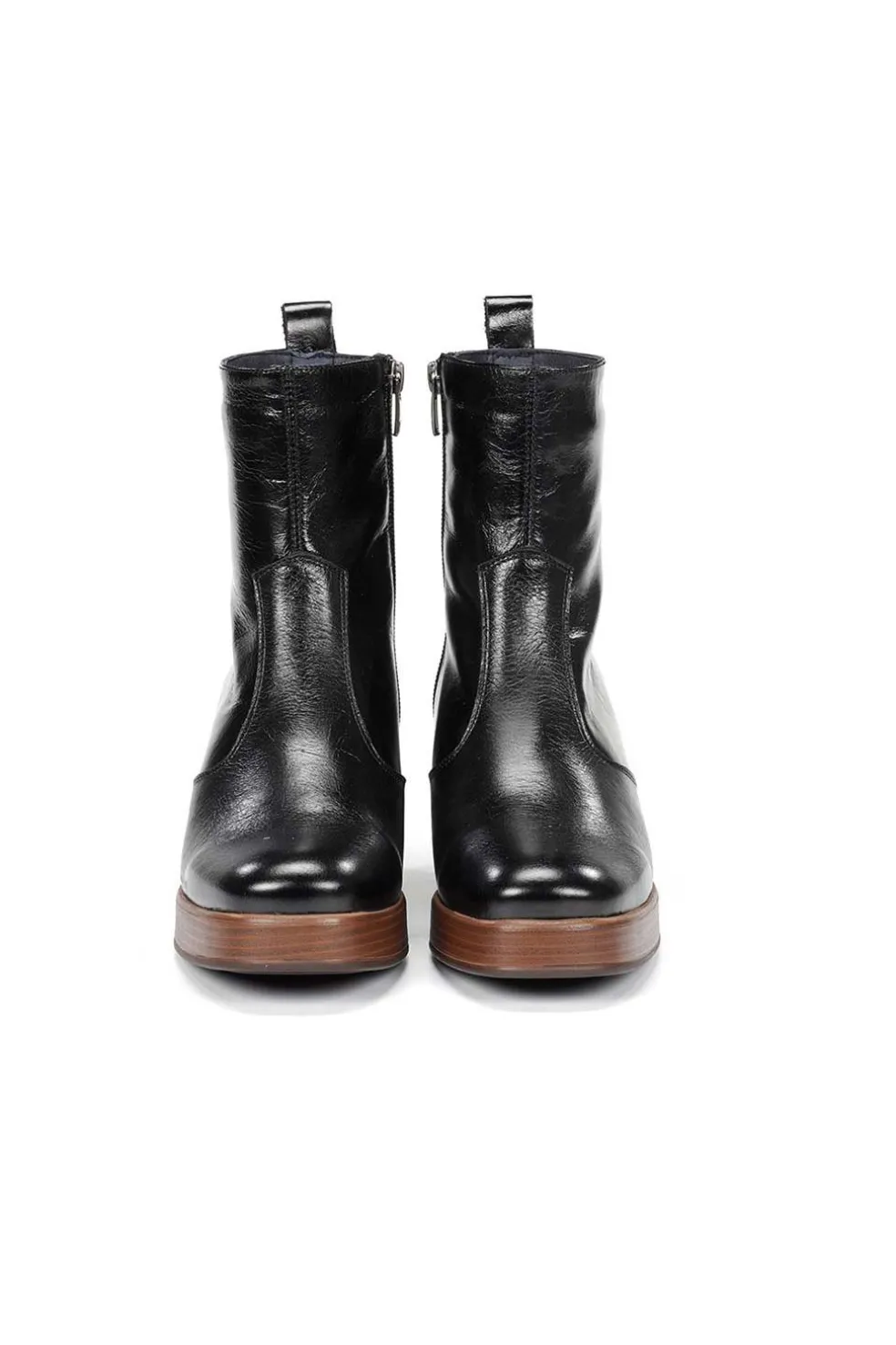 Botín piel de mujer Dorking cristel d9157 negro