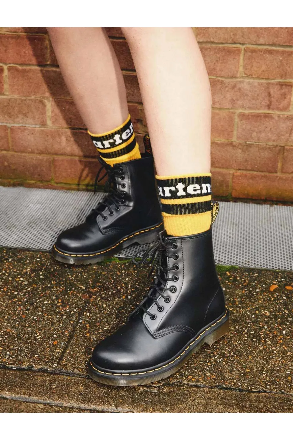 Calcetines Dr. Martens Mezcla de Algodón Ecológico AC681700 Amarillo
