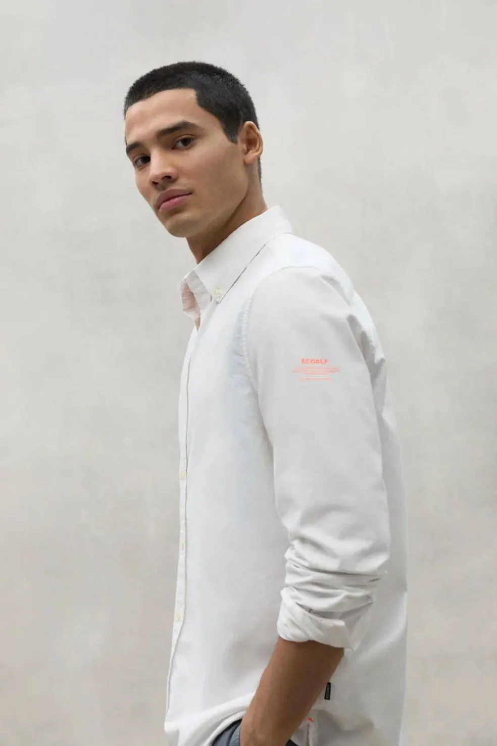 Camisa Ecoalf Hombre Antonio 000 Blanca