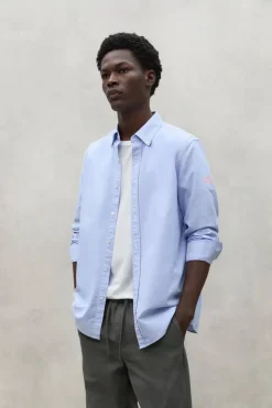 Camisa Ecoalf Hombre Antonio 147 Sky Blue