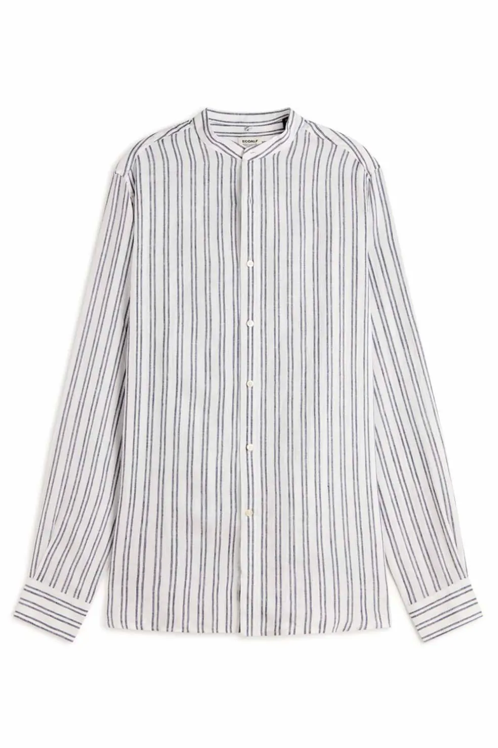 Camisa Hombre Ecoalf David 334 Offwhitebluestripe
