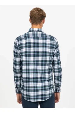 Camisa Hombre El Pulpo Danubio Viyela Azul Marino 50325407719