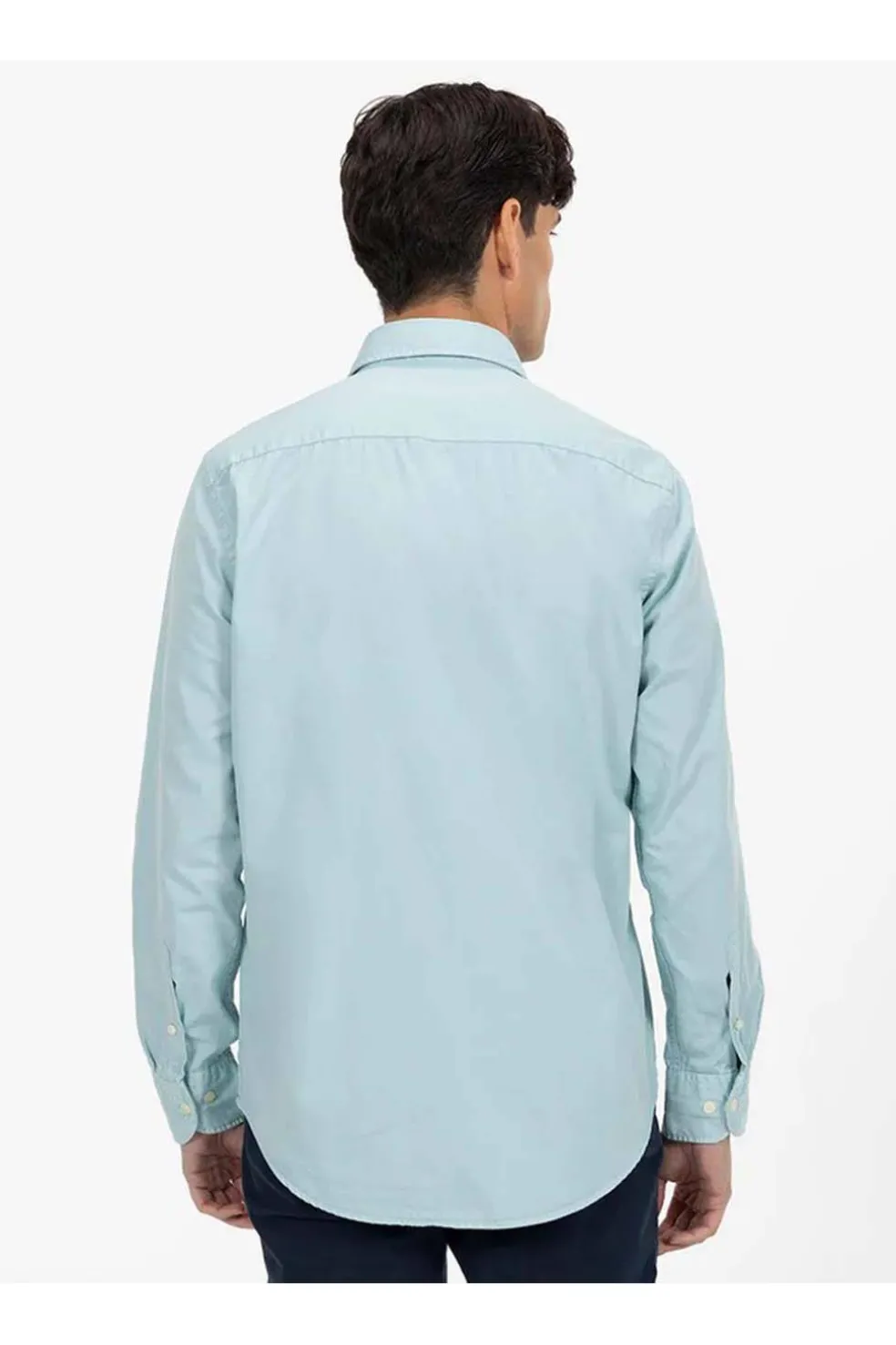 Camisa Hombre El Pulpo Logo a Tono Sarga Lavada 11050925406815 Verde Agua Levadé