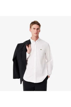 camisa Hombre Lacoste de corte regular de algodón ch2933 001