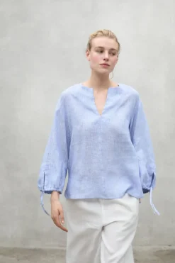 Camisa Mujer Ecoalf Jena 334 Skyblue