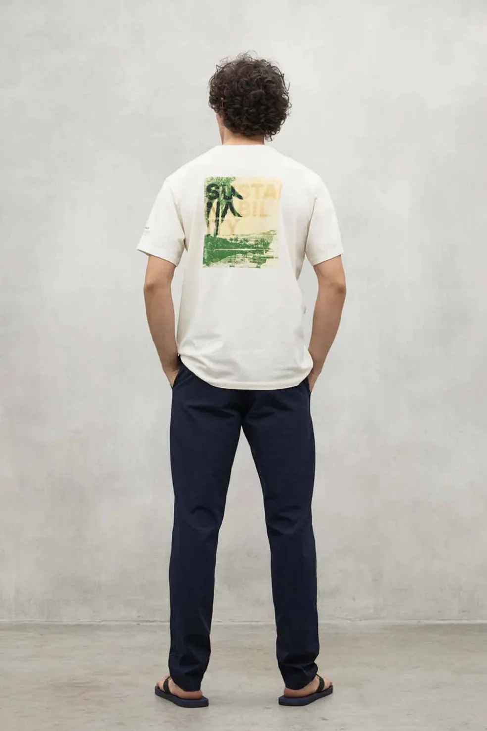 camiseta Hombre Ecoalf aberi 021 antartica