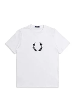Camiseta Hombre Fred Perry M7708 100 Blanco