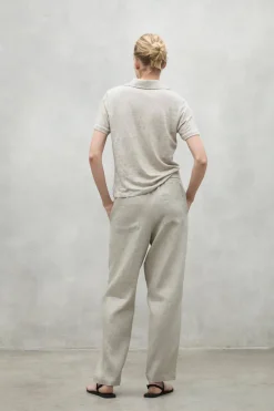 Camiseta Mujer Ecoalf Troms 051 Beige