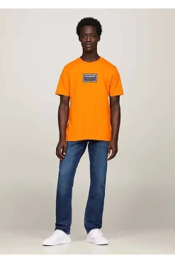 camiseta Tommy Hilfiger de punto con logo estampado mw0mw34391 sg3