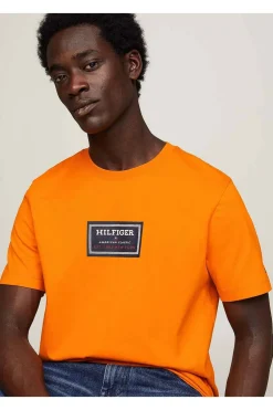 camiseta Tommy Hilfiger de punto con logo estampado mw0mw34391 sg3