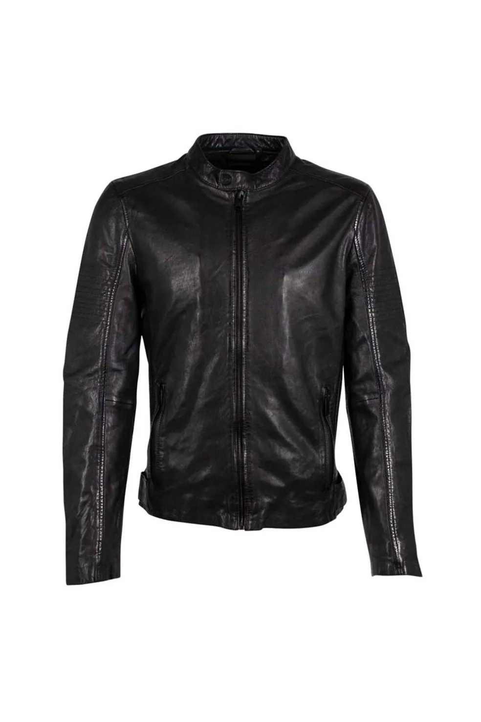 cazadora cuero Gipsy 2.0 boy asher black 2201 0122