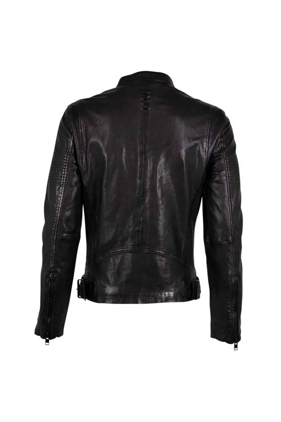 cazadora cuero Gipsy 2.0 boy asher black 2201 0122