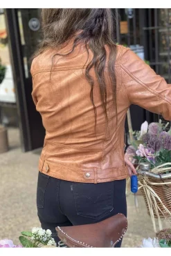 cazadora cuero mdp anny tan