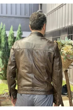 Cazadora cuero MDP biker 2029 chilgoza