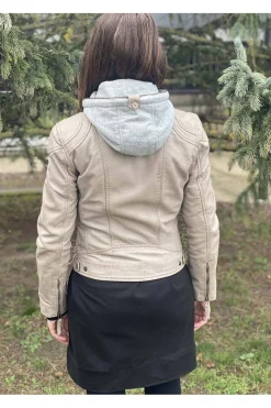 cazadora cuero mdp cat 10 cream