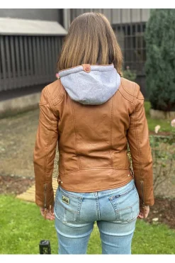 cazadora cuero mdp cat 10 tan