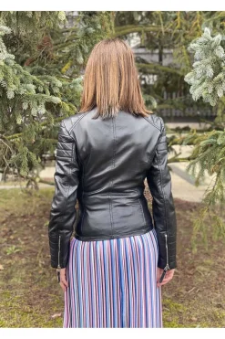 Cazadora cuero mdp suzi black