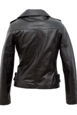 cazadora de cuero estilo perfecto tonny black