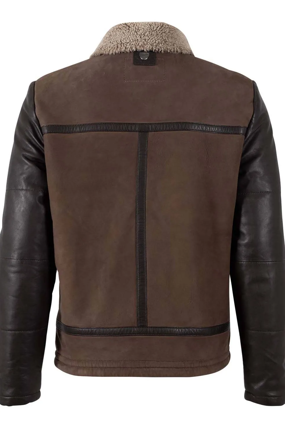 cazadora de Cuero Hombre mauritius elmu dark taupe 1201 0745