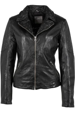 Cazadora de Cuero Mujer Gipsy Shanila 1101 0603 Black
