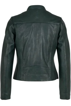 Cazadora de Cuero Mujer Gipsy 2.0 by Mauritius Weda 2101 0231 Dark Green