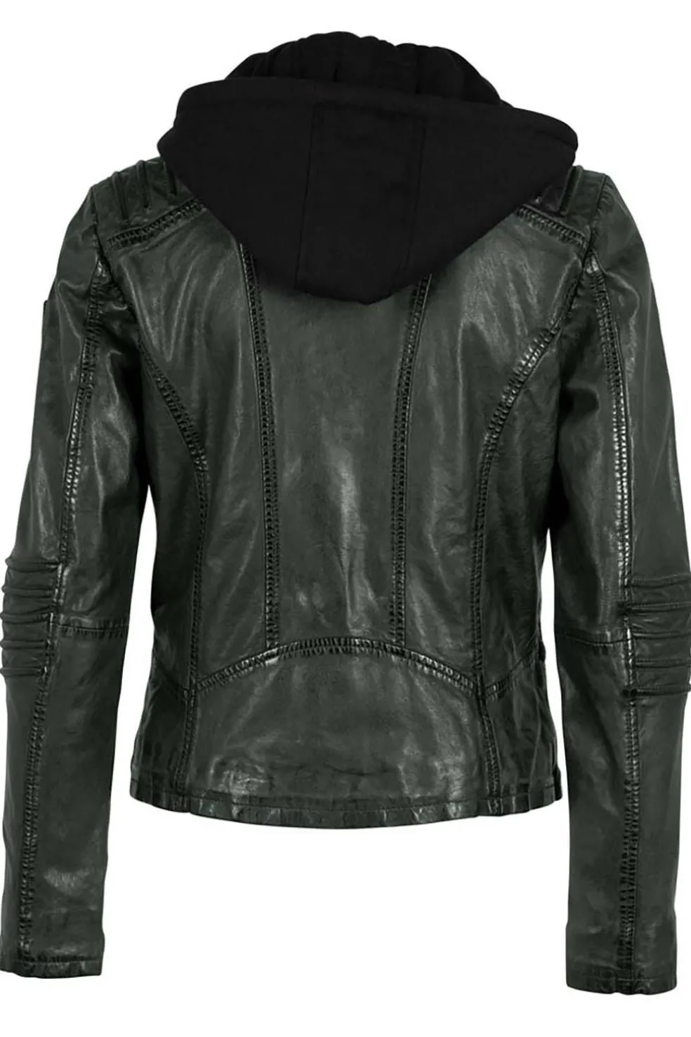 Cazadora de Cuero Mujer Gipsy Flura 1101 0619 Forest Green