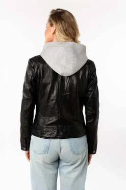 Cazadora de Cuero Mujer Mauritius aleni 1101 0779 black