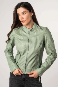 Cazadora de Cuero Mujer Mauritius Filla 1101 0676 Mint