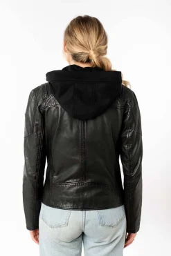 Cazadora de Cuero Mujer mauritius gianna 1101 0775 forest green