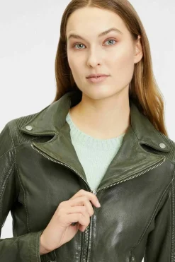 Cazadora Gipsy Mujer Maizy Jade Nappa Sheep Regular Fit