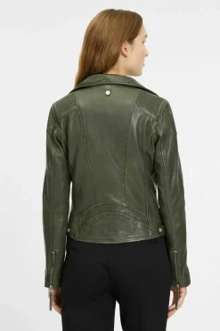 Cazadora Gipsy Mujer Maizy Jade Nappa Sheep Regular Fit