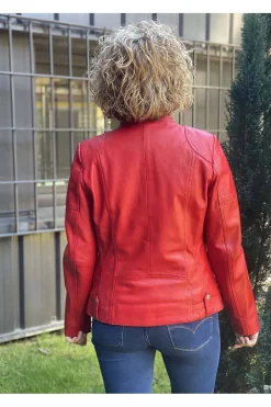 cazadora Medinapiel l835 napa rojo