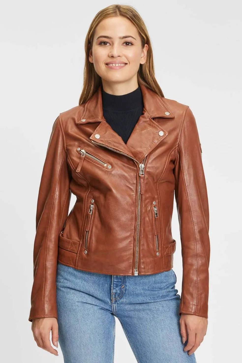 Cazadora Mujer Gipsy PGG 1101 0030 Cognac