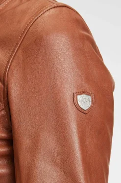 Cazadora Mujer Gipsy PGG 1101 0030 Cognac